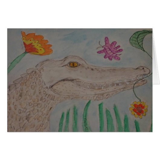 the little crocodilian cards (Front Horizontal)