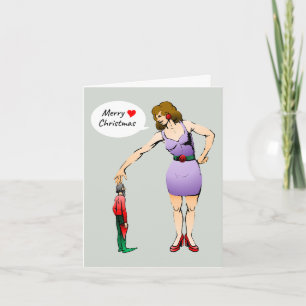 The Little Elf Christmas Card