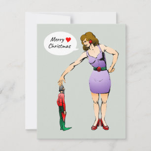 The Little Elf Christmas Card