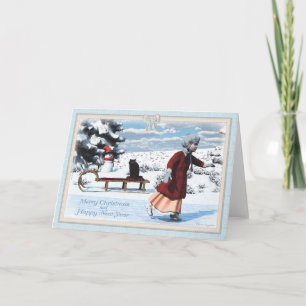 The little figure skater Greeting card