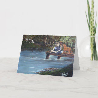The Little Fisherman Greeting Card