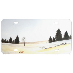 The Little Fox License Plate