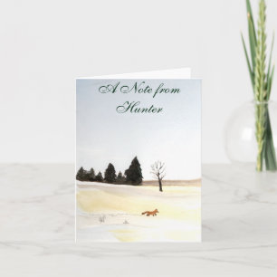The Little Fox Note Card