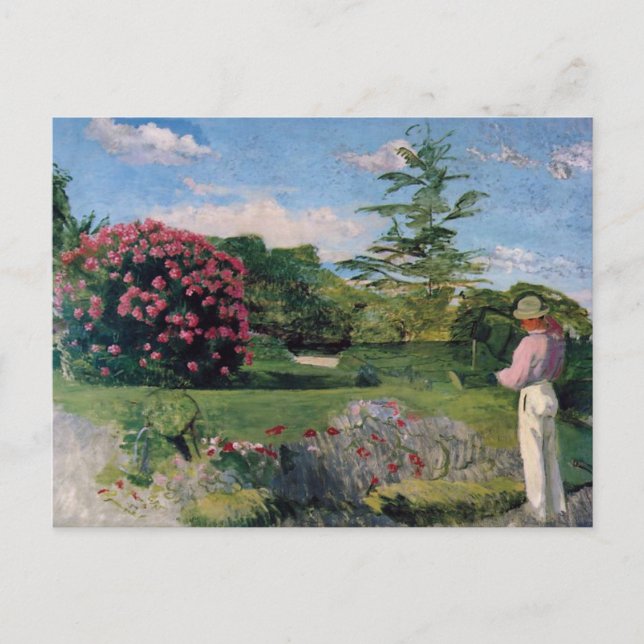The Little Gardener, Frederick Bazille Postcard (Front)