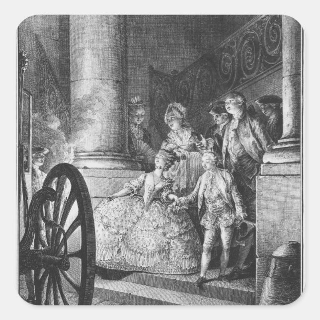 The Little Godfathers Square Sticker (Front)