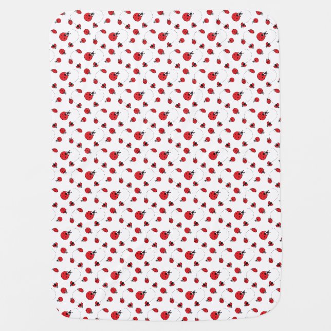 The Little Ladybugs Baby Blanket (Front)