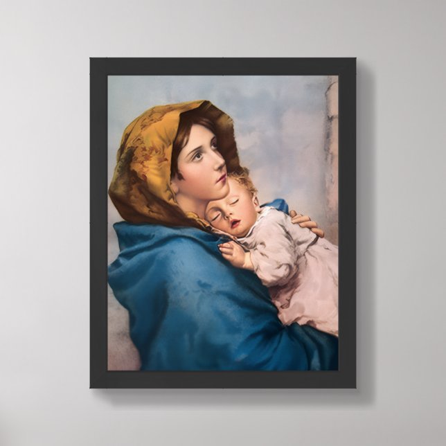 The Little Madonna Poster (Framed Front)