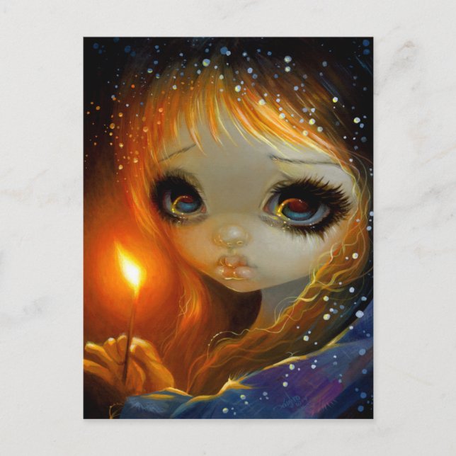 "The Little Match Girl" Postcard (Front)