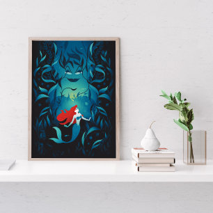 The Little Mermaid Ariel & Ursula Poster