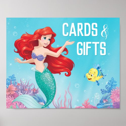 The Little Mermaid  Cards  Gifts Baby Shower Poster