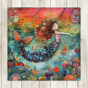 THE LITTLE MERMAID COLORFUL POSTER