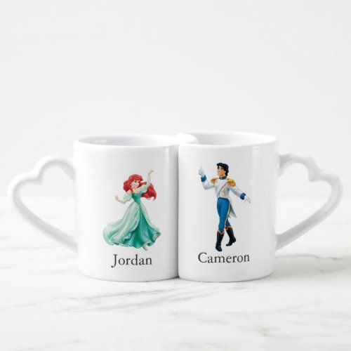 The Little Mermaid Dancing Couple Coffee Mug Set