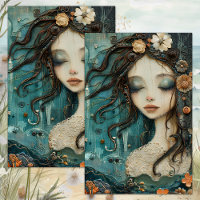 THE LITTLE MERMAID DECOUPAGE TISSUE PAPER