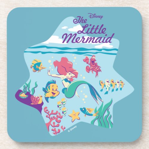 The Little Mermaid  Friends Coaster