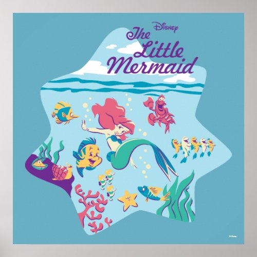 The Little Mermaid  Friends Poster