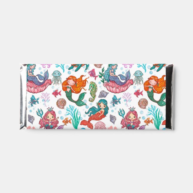 The Little Mermaid Hershey Bar Favors (Front)