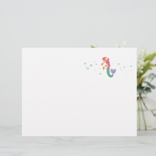 The Little Mermaid Letterhead (Standing Front)