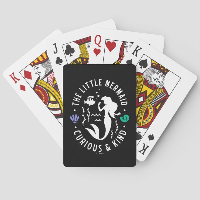 The Little Mermaid Outline Playing Cards (Back)