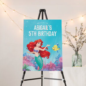 The Little Mermaid | Pool Party Birthday Welcome Foam Board