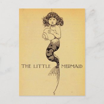 The Little Mermaid Postcard by lostlit at Zazzle