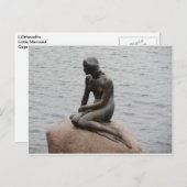 The Little Mermaid Statue Copenhagen Denmark Postcard (Front/Back)