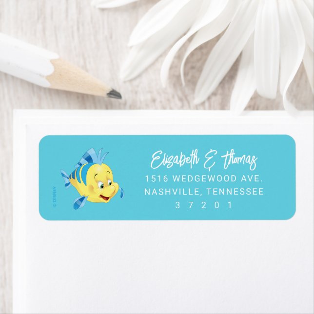 The Little Mermaid | Summer Baby Shower  Label (Insitu)