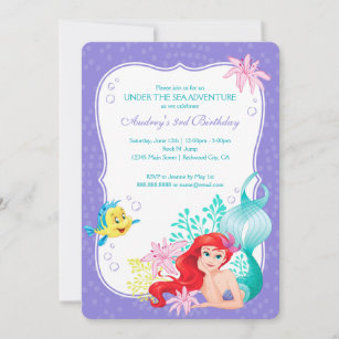 Ariel Invitations Zazzle