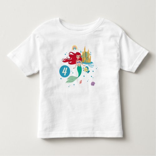 The Little Mermaid  Under the Sea Girls Birthday Toddler T_shirt