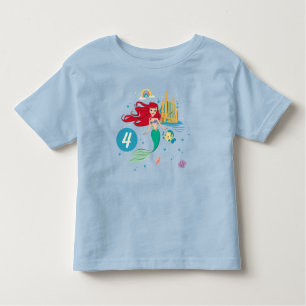 The Little Mermaid Under the Sea Girls Birthday Toddler T-shirt