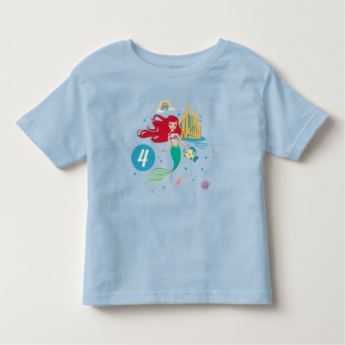 The Little Mermaid  Under the Sea Girls Birthday Toddler T_shirt