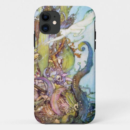 The Little Mermaid vintage art iphone 5 case