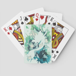 The Little Mermaid Watercolor Playing Cards