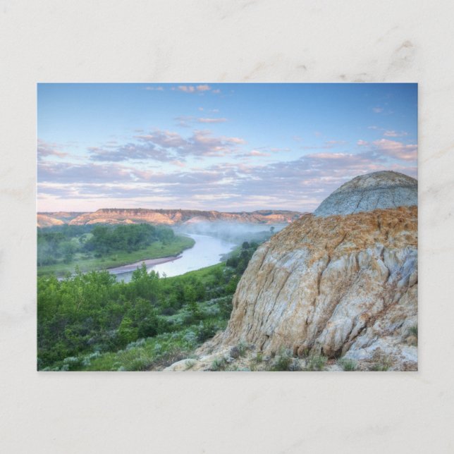 The Little Missouri River at the Little Postcard (Front)