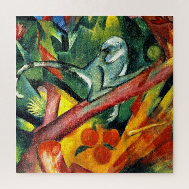 The Little Monkey by Franz Marc Jigsaw Puzzle (Vertical)