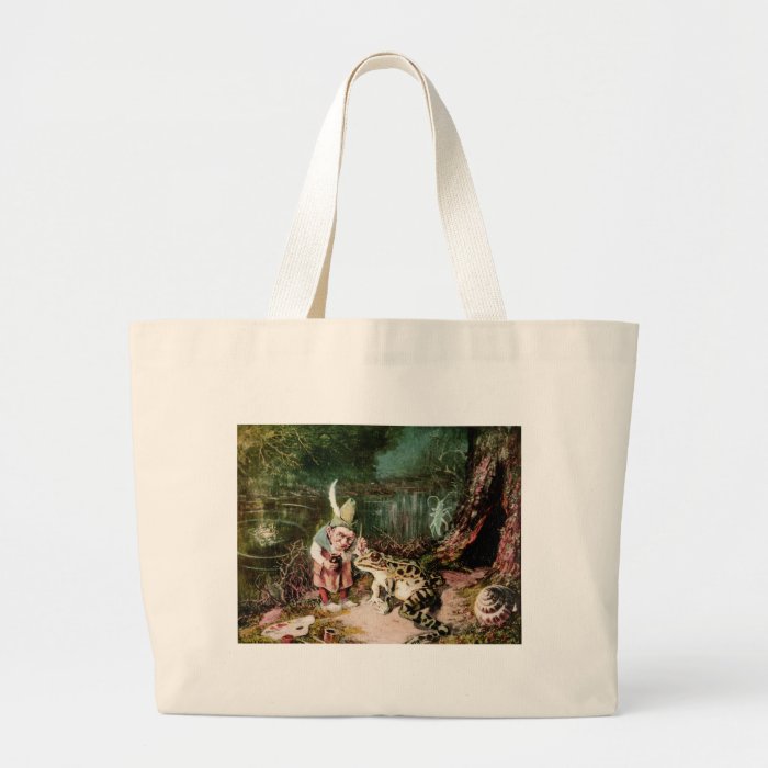 The Little Old Man of the Woods Mural Vintage Bags