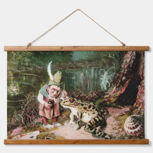 The Little Old Man of the Woods Mural Vintage Hanging Tapestry