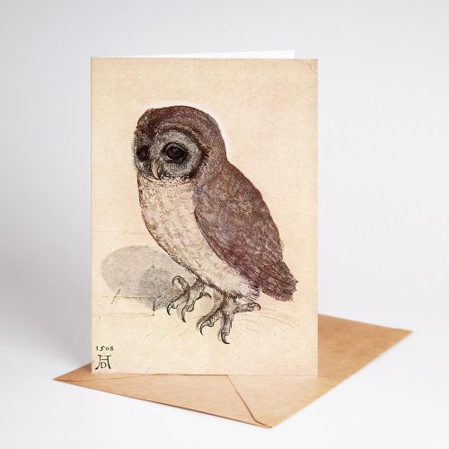 The Little Owl  Albrecht Drer Card