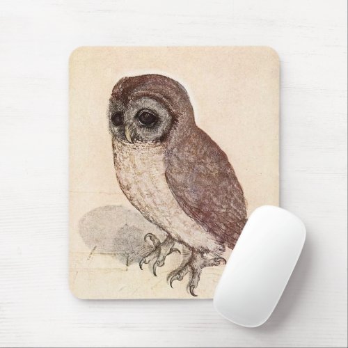 The Little Owl  Albrecht Drer Mouse Pad