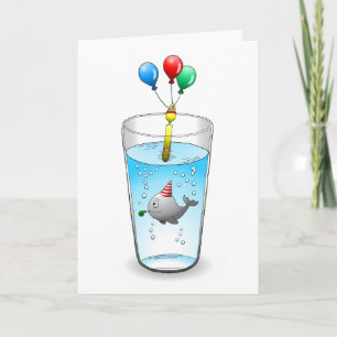 The little party whale invitation