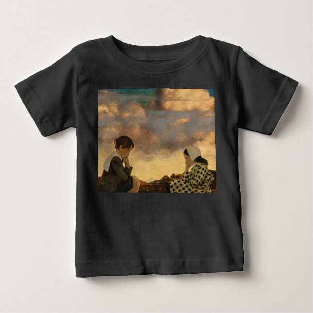 The Little Peach, 1904 by Maxfield Parrish Baby T-Shirt (Front)