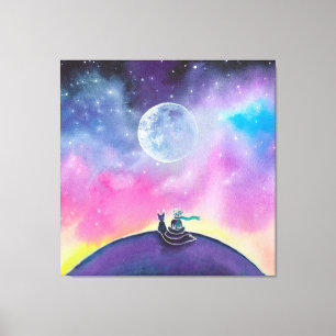 The little prince canvas print