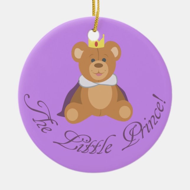 The Little Prince Ceramic Ornament (Front)