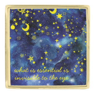 The Little Prince Gold Finish Lapel Pin