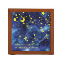 The Little Prince Quote Desk Organizer
