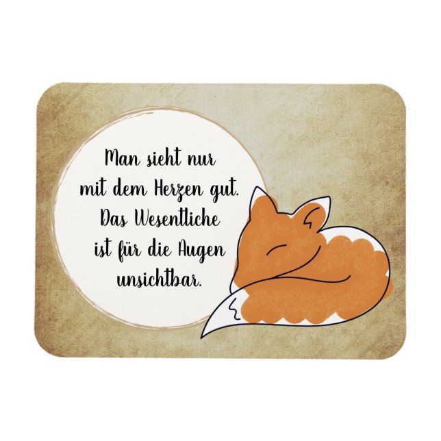 The Little Prince quote Magnet (Horizontal)