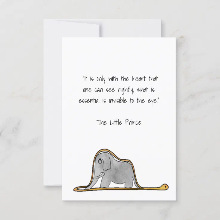 The Little Prince Thank You Card | Zazzle