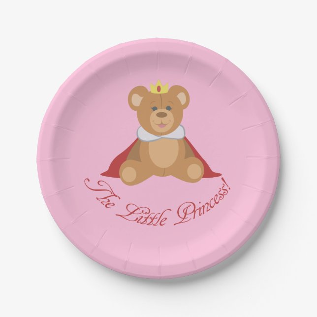 The Little Princess Paper Plates (Front)