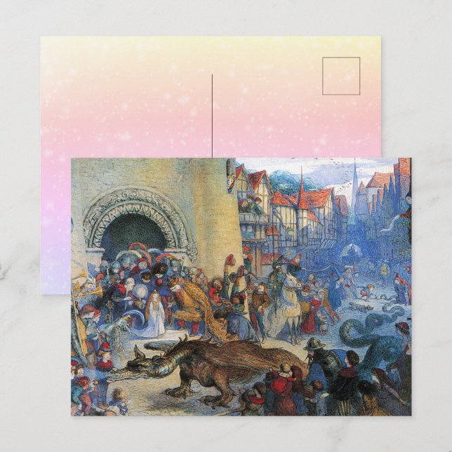 The Little Princess's Birthday Dragon  Postcard (Front/Back)