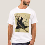 The Little Raven With The Minamoto Clan Sword T-shirt at Zazzle