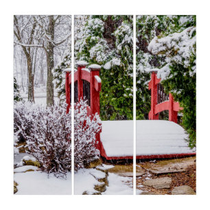 The Little Red Bridge Triptych